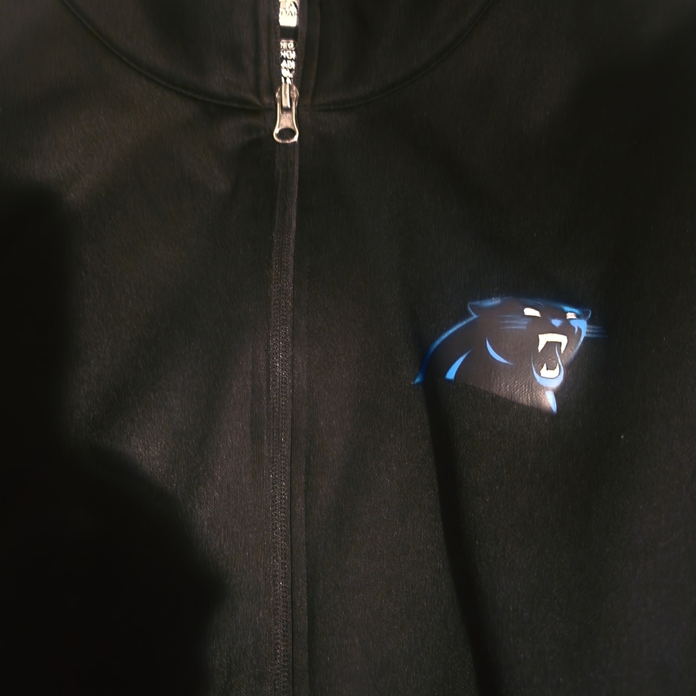 Team Apparel Black Performance Jacket with Blue Panther Logo